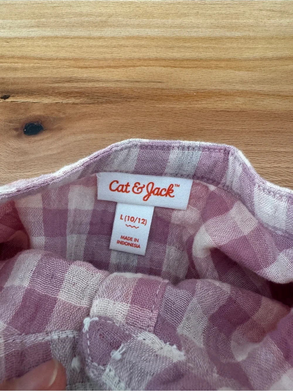 Cat & Jack lightweight plaid